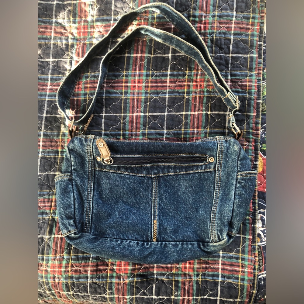 Denim Crossbody Bag